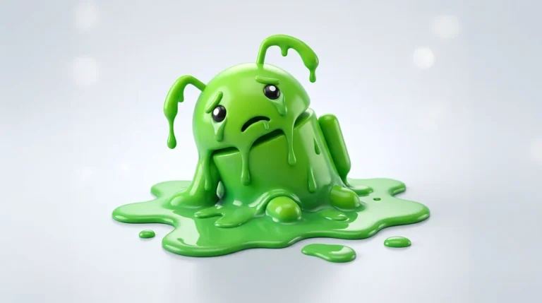 Android Melting Emoji