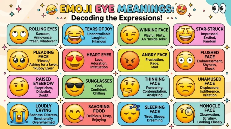 Emoji Meanings Eyes