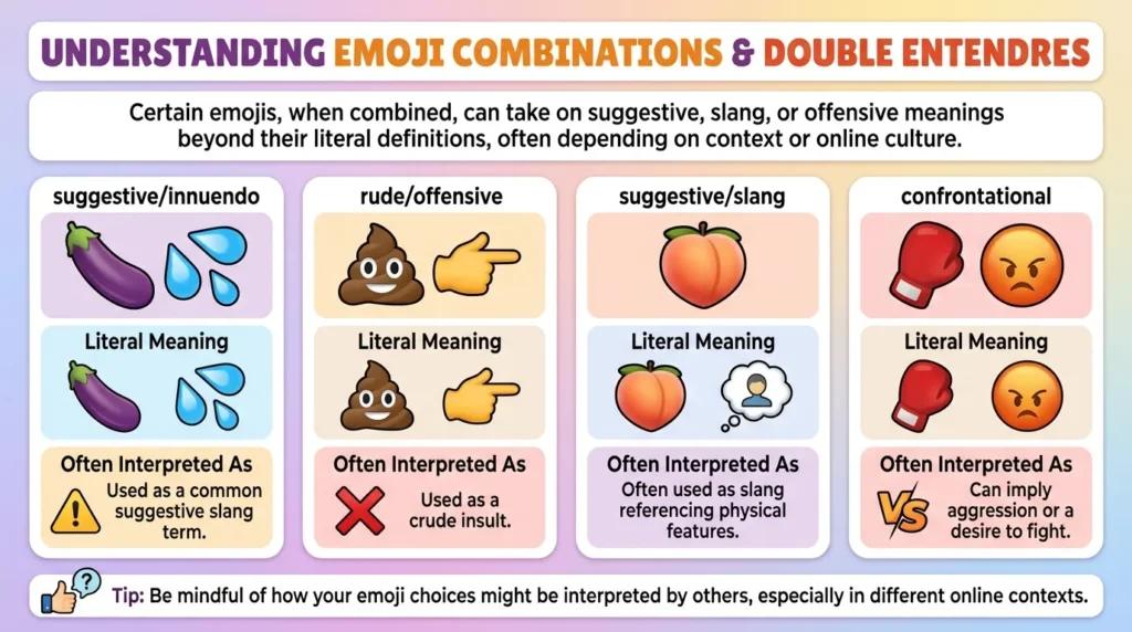 What Are Inappropriate Emoji Combos