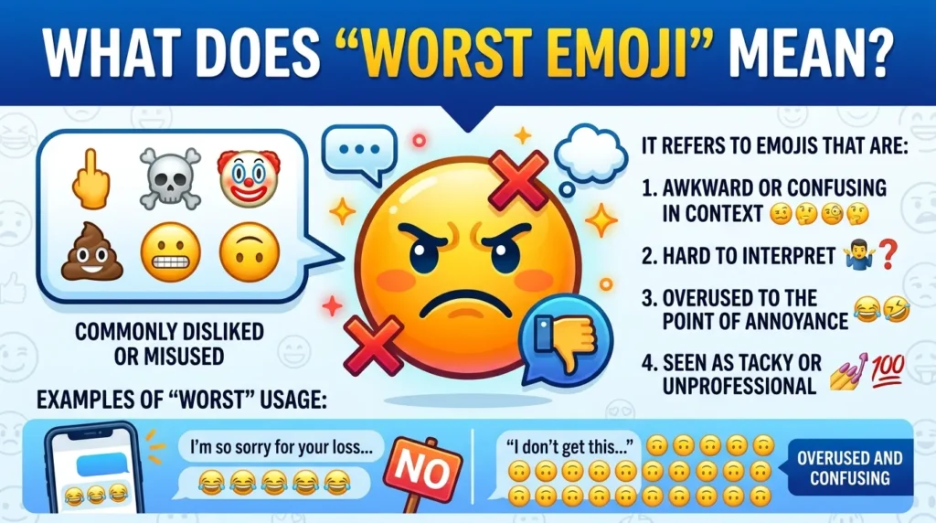 What Does “Worst Emoji” Mean