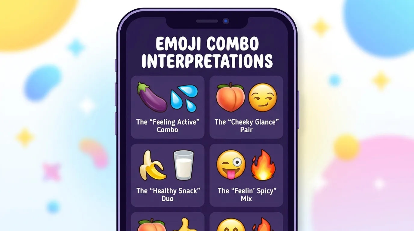 inappropriate emoji combos