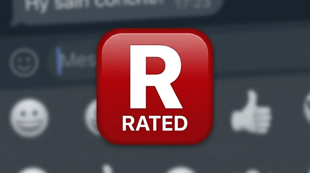 What do rated r emoji mean?
