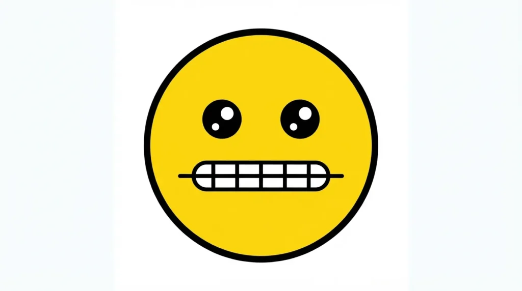What Does Cringe Smile Emoji Mean