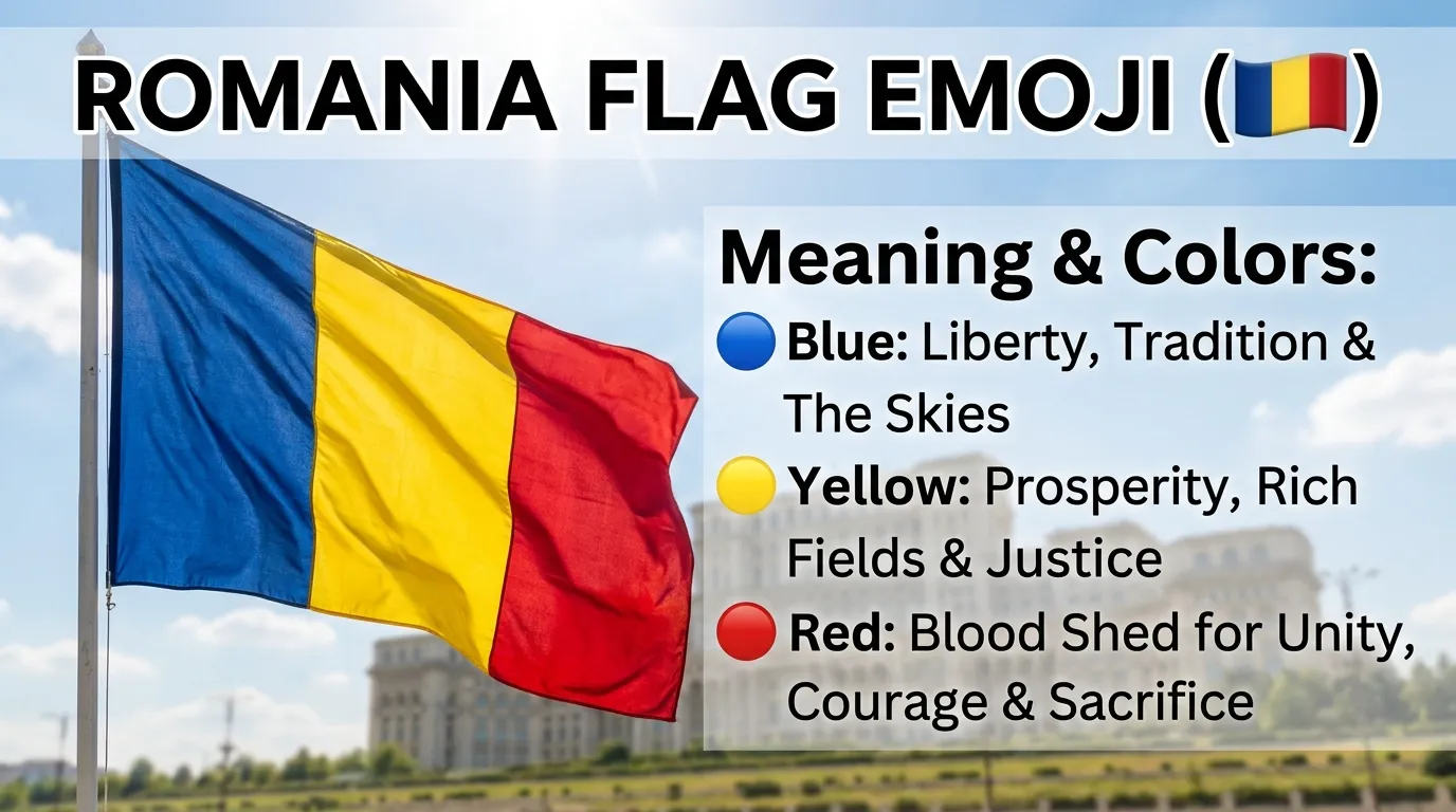 Romania Flag Emoji 🇷🇴 Meaning